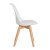 Обеденный стул Homla FISCO Белый - 3 Обеденный стул Homla FISCO Белый 161793 фото - 3