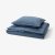IKEA Комплект постільної білизни DOFTAKLEJA 150х200 см Синій (ИКЕА ДОФТАГЛЮ) 50600599