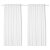 IKEA Штори TIBAST 145x300 см 2 шт Білий (ИКЕА ТИБАСТ) 10396760