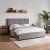 Кровать Mebel Elit TINGA Welur 160x200 см Темно-серый ME.TINGA/160/CP/V/LOZZPOJ