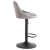 Барний стілець Mebel Elit EDA Welur Сірий ME.EDA/P/CZ/V/H фото - 4