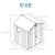 Садовий будиночок Favora GRANITE 6x6 Сірий FG12093G фото - 4