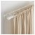 IKEA Штанга карнизу HUGAD 210-385 см Білий (ИКЕА ХУГАД) 30217140 фото - 3