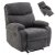 Кресло мягкое раскладное с реклайнером Kontrast ROSA Темно-серый 5.01.84854