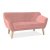 Диван Signal BERGEN Welur 2 Античный розовый Диван Signal BERGEN Welur 2 Античный розовый BERGEN2V52
