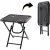 Складаний туристичний стіл Garden Line 50 см Чорний LEZ2739 фото - 3