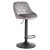 Барний стілець Mebel Elit EDA Welur Сірий ME.EDA/P/CZ/V/H