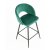 Барный стул Halmar H-96 Velvet Зеленый V-CH-H/96-C.ZIELONY фото - 8