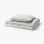 IKEA Комплект постільної білизни SOLFIBBLA 150х200 см Сірий (ИКЕА СОЛЬФИББЛА) 80610926