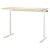 IKEA Письмовий стіл для роботи сидячи/стоячи MITTZON Береза (ИКЕА МИЦОН) 49530183