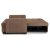 Раскладной диван Mebel Elit ASTER Коричневый ME.ASTER/BR/T/SOF фото - 5