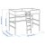 IKEA Каркас ліжка-горища TUFFING (ИКЕА ТАФФИНГ) 90299449 фото - 13