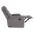Крісло м'яке розкладне з реклайнером Mebel Elit KOBE 2 Сірий ME.KOBE/P/T/FW фото - 5