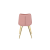 Обідній стілець Mebel Elit CARO Welur Рожевий - 4 Обідній стілець Mebel Elit CARO Welur Рожевий ME.CARO/R/ZL/V/K фото - 4