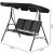 Садовые качели Garden Line 170x110x153 см Черный - 7 Садовые качели Garden Line 170x110x153 см Черный KRE3118 фото - 7