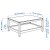 IKEA Журнальный стол HAVSTA Белый (ИКЕА HAVSTA) 00404204 фото - 7