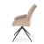 Обеденный стул поворотный Halmar K553 Бежевый V-CH-K/553-KR-BEŻOWY фото - 4