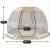 Садовая беседка с москитной сеткой Mebel Elit CAMA 395 см Бежевый ME.CAMA/390/BZ/CZ/T/OGR/PAW фото - 6