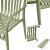 Садовый стул Kontrast KP104-KD Зеленый Meb000050 фото - 4