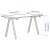Письмовий стіл TROTTEN Білий - 3 IKEA Письмовий стіл TROTTEN Білий (ИКЕА ТРОТТЕН) 29429553 фото - 3