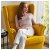 IKEA Крісло м'яке STRANDMON Жовтий (ИКЕА СТРАНДМОН) 90361894 фото - 18