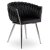 Обідній стілець Mebel Elit SORELLA Welur Чорний ME.SORELLA/CZ/CH/V/K