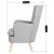 Кресло мягкое Mebel Elit SANTOS 2 Серый ME.SANTOS2/P/DK/T/FW фото - 8