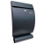 Почтовый ящик Chomik ROBIN 24,5x7,5х41 см Антрацит TIS8213