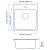 IKEA Врезная мойка LANGUDDEN (ИКЕА ЛОНГУДДЕН) 30315174 фото - 2