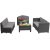 Комплект садовой мебели Keter PROVENCE Графит 227778-1 фото - 7