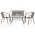 Комплект садовой мебели Garden Line NEO Коричневый NEO2316KPL