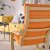 IKEA Кресло-качалка POANG Оранжевый (ИКЕА ПОАНГ) 59575029 фото - 3