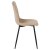 Обідній стілець Mebel Elit IBIS Welur Бежевий - 3 Обідній стілець Mebel Elit IBIS Welur Бежевий ME.IBIS/BZ/V/K фото - 3