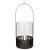 Фонарь Homla BRIZZLI 15,5x40,5 см | Черный / Прозрачный 208341