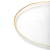Тарелка Homla MONZE 28 см | Прозрачный / Золотой - 3 Тарелка Homla MONZE 28 см | Прозрачный / Золотой 217719 фото - 3