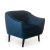 IKEA Кресло Pooffe Mariette Velvet 1 | Синий pooffemariette/bluvel86