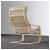 IKEA Крісло-качалка POANG Бежевий (ИКЕА ПОАНГ) 49197750 фото - 8