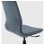 IKEA Офісне крісло LANGFJALL Синій (ИКЕА ЛАНГФЬЯЛЛЬ) 89177665 фото - 11