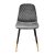Обідній стілець Homla NOIR Welur Сірий - 2 Обідній стілець Homla NOIR Welur Сірий 157337 фото - 2