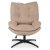 Кресло мягкое поворотное с подставкой Mebel Elit FREMONT Бежевый ME.FREMONT/BZ/CZ/T/FW фото - 3