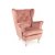 Дитяче крісло Signal Lili Velvet | Рожевий / Сріблястий (Bluvel 52) LILIVRAS-P