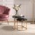 Комплект журнальних столів Mebel Elit MILANO S Ceramic Marmur 2 шт Чорний ME.MILANO60/CZZLM/ZL/L фото - 5