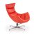 Крісло м'яке поворотне Halmar Luxor Червоний V-CH-LUXOR-FOT-CZERWONY