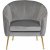 Кресло мягкое Mebel Elit STELLA Welur Серый ME.STELLA/P/ZL/V/FW фото - 2
