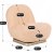 Кресло мягкое поворотное Mebel Elit SONNY Boucle Оранжевый ME.SONNY/BZ/ZL/TB/FW фото - 9