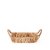 Декоративна таця Homla HYACINTH 19x14x4см | Бежевий 208398 фото - 2