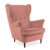 Кресло мягкое Signal Lord Welur Светло-розовый LORDV52