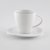 Чашка з блюдцем Duka Aspen 250 мл | Білий 1219589 фото - 3