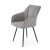 Обеденный стул поворотный Halmar K576 Пепельный V-CH-K/576-KR-POPIELATY