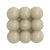 Свічка Homla BUBBLE 10x10см | Бежевий 208226 фото - 4